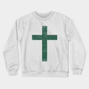 Christian Cross (Green) Lichen Crewneck Sweatshirt